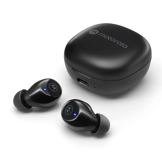Motorola Moto Buds 105 - True Wireless Bluetooth Environmental Noise Canceling Earbuds with Touch Control & Micro-Charging Case - IPX5…