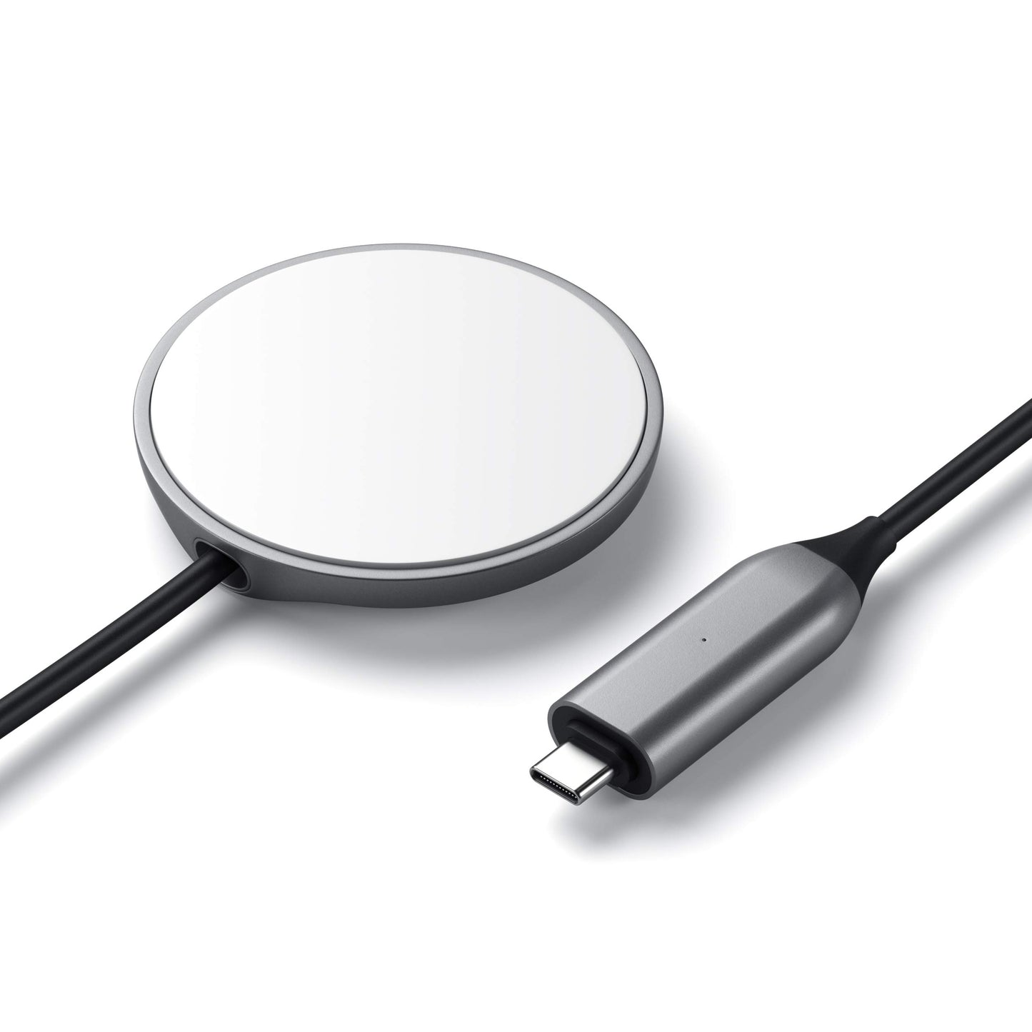 Satechi USB C Magnetic Wireless Charging Cable (Magnetic Wireless Charger) - Compatible with iPhone 16 Pro Max/16 Pro/16/16 Plus, iPhone 15 Pro Max/15
