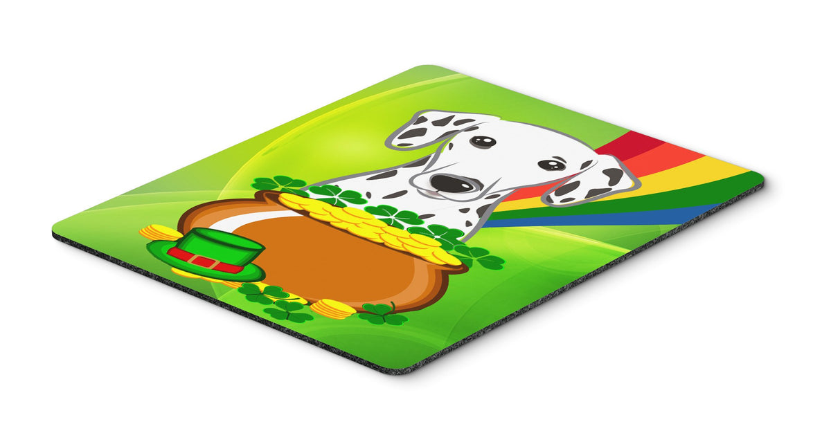 Caroline's Treasures BB1954MP Dalmatian St. Patrick's Day Mouse Pad, Hot Pad or Trivet for Home Office Gaming Working Computers Laptop Mouse