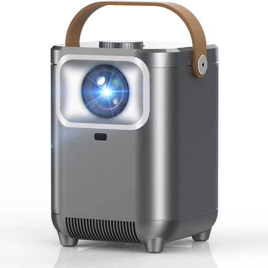 ?Electric Focus & Auto Keystone?TMY Portable Projector with WiFi and Bluetooth, 1080P Projector with Zoom, Movie Projector for Phone/Laptop/TV