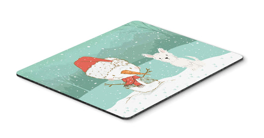Caroline's Treasures CK2097MP Westie Terrier Snowman Christmas Mouse Pad, Hot Pad or Trivet for Home Office Gaming Working Computers Laptop Mouse