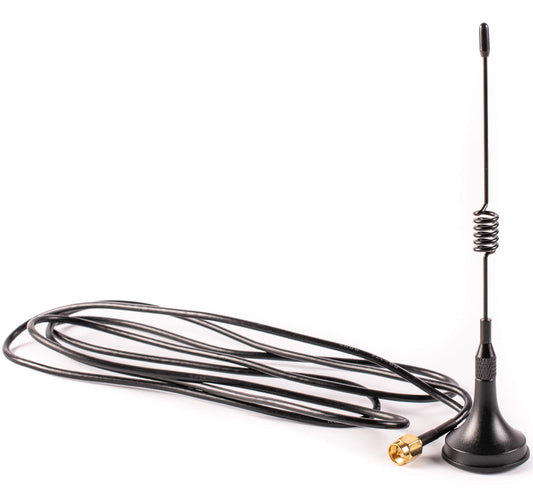 Electrodepot 433 MHz Unity Gain Omni 6-Inch Antenna with Magnetic Base and Male SMA Connector Kit - 50 Ohms Impedance for Garage Gate Door Opener