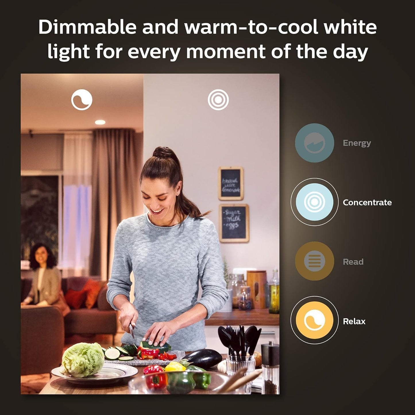 Philips Hue BR30 LED Smart Light Bulbs 2-Pack, Flicker-Free 85W Light Bulbs, Bluetooth Compatible, Compatible with Alexa, Google Assistant, and Apple