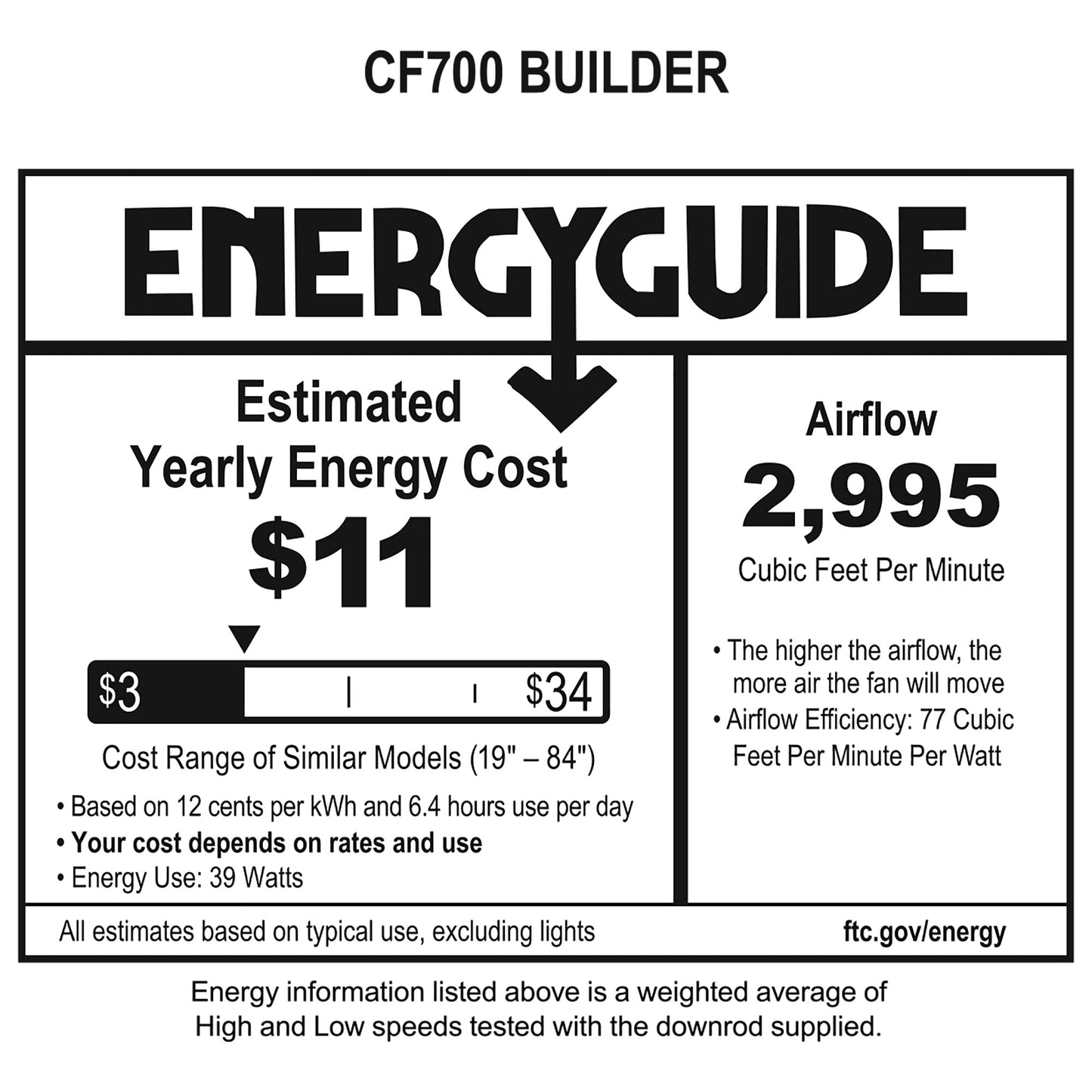 kathy ireland HOME Builder Ceiling Fan, 52 Inch | Traditional Fixture with 5 Reversible Blades and 4.5-inch Downrod | Light Kit Adaptable, Oil Rubbed