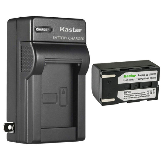 Kastar 1-Pack SB-LSM160 Battery and AC Wall Charger Replacement for Samsung SC-DC173, SC-DC173U, SC-DC175, SC-DC563, SC-DC564, SC-DC565, SC-DC575