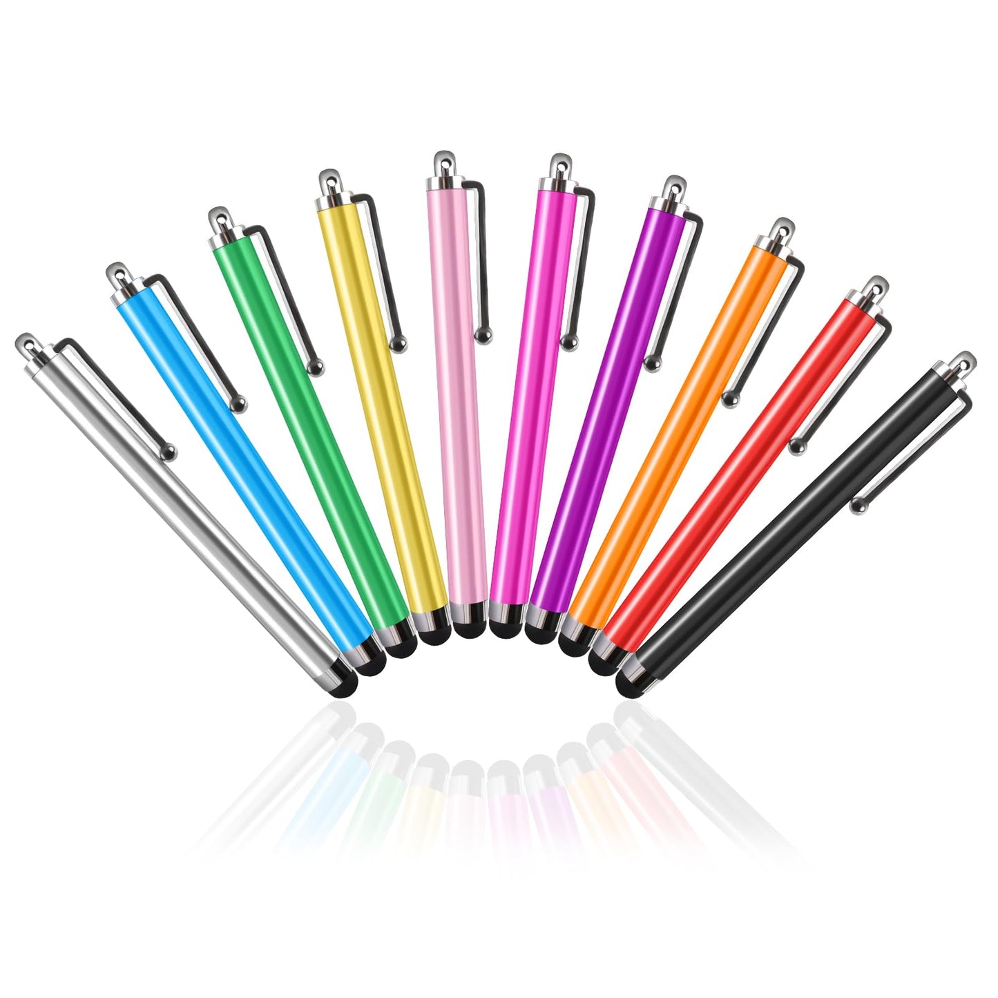 LIBERRWAY Stylus Pens for Touch Screens, Universal Touch Screen Stylus for iPad iPhone Samsung (10 Pack)