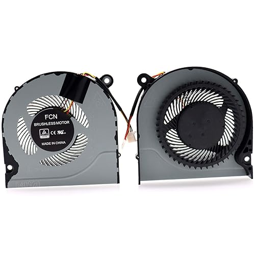 Deal4GO GPU CPU Cooling Fan Replacement (NO Cover) for Acer Nitro 5 AN515 AN515-51 AN515-52 AN515-53 AN515-41 AN515-42 A314-31 G3-571 A715-71 G3-572
