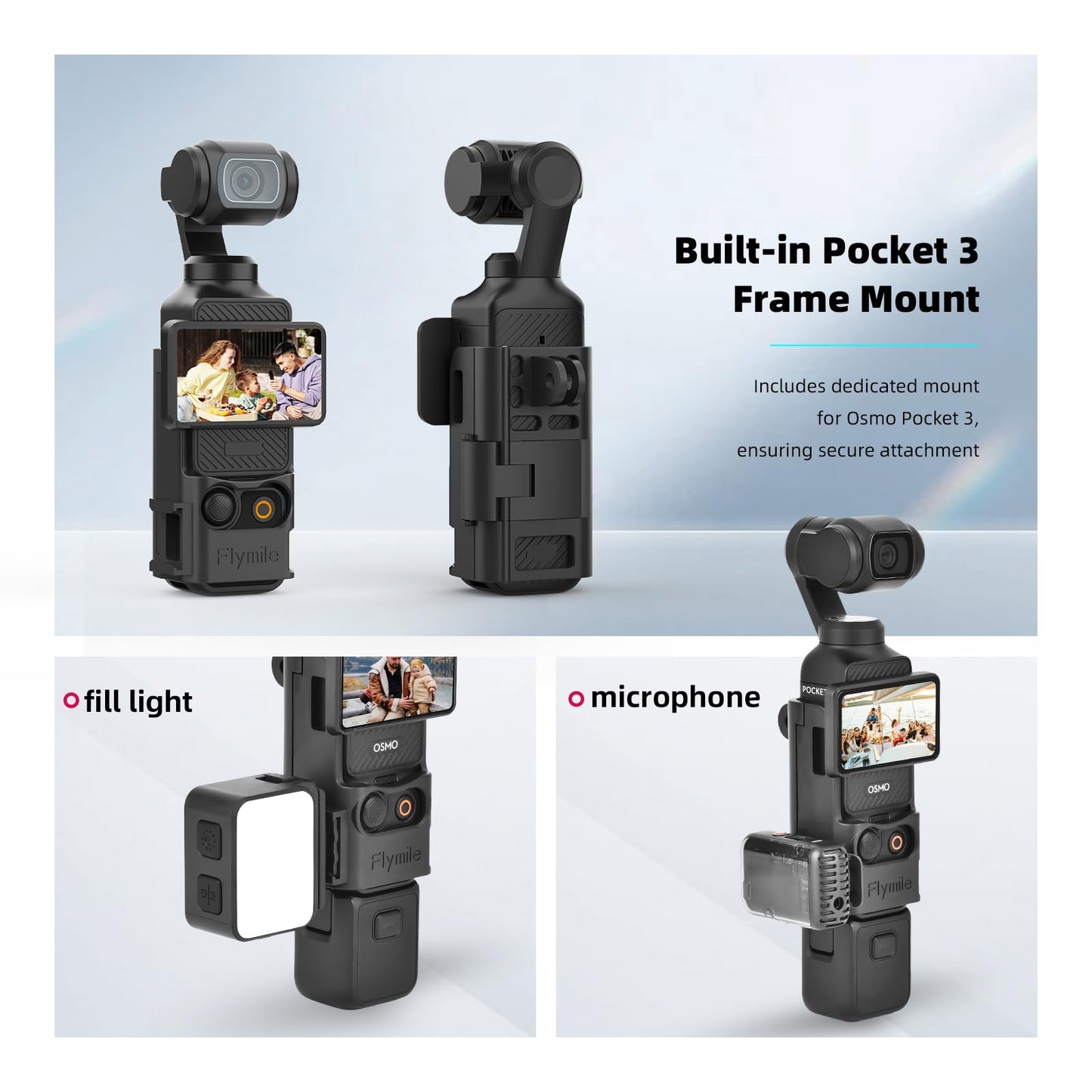 80in Pocket 3 Selfie Stick Tripod for GoPro Action Camera, Extendable Stand Vlog Mount for DJI Osmo Pocket 3 Action 6 5 Pro 4 3 for Xtra Muse