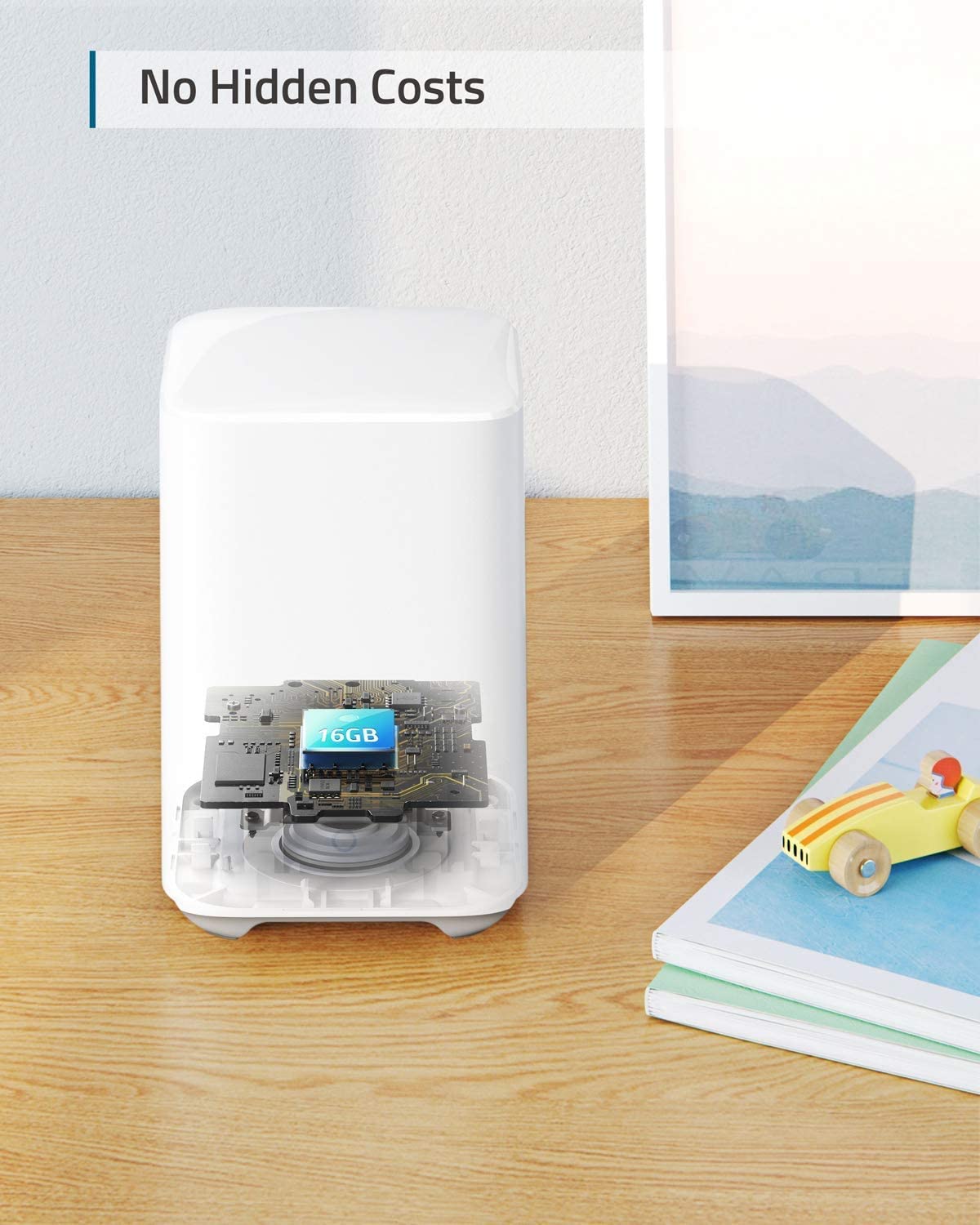 eufy Security, eufyCam 2C Pro Wireless Home Security Add-on Camera, 2K Resolution, 180-Day Battery Life, HomeKit Compatibility, IP67 Weatherproof