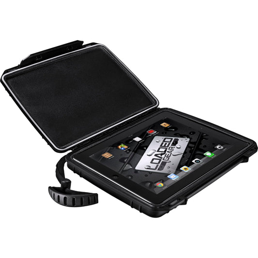 Loaded Gear Tablet Hard Case, Small, Black by BARSKA (BH11954)