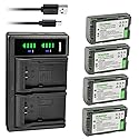 Kastar 4-Pack CGR-D08S Battery and LTD2 USB Charger Compatible with Panasonic AG-DVC15, AG-DVC15P, AG-DVC30, AG-DVC30E, AG-DVC32, AG-DVC33, AG-DVC60