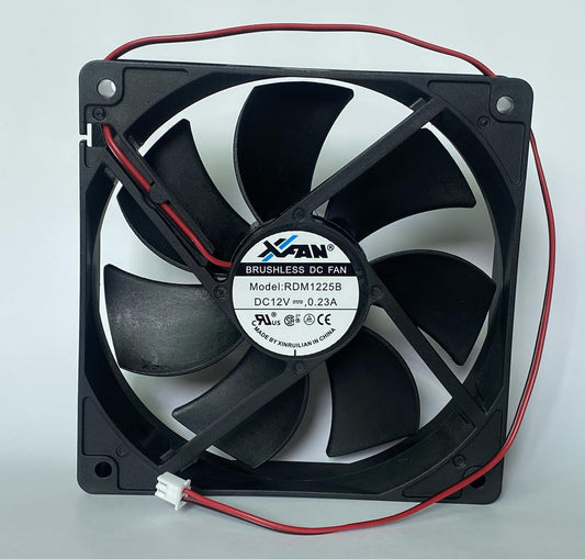 RDM1225B DC12V 0.23A 12CM 12025 2-Wire Cooling Fan for RDM1225B DC Fan