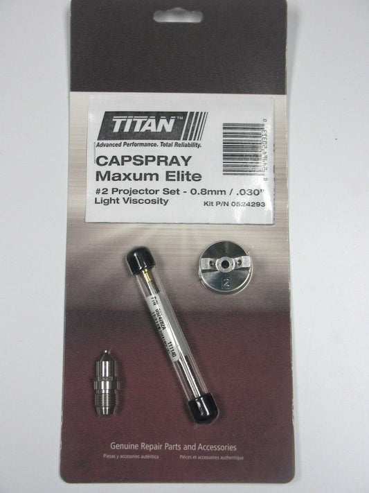 Titan CAPspray Maxum Elite #2 Projector Set 0.8mm/ .030in. #0524293