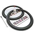 Springfield Speaker 12" Subwoofer Foam Surround Edge Repair Kit - 2 Speaker Kit - Only Compatible with JL Audio 12W3 and 12W3v2