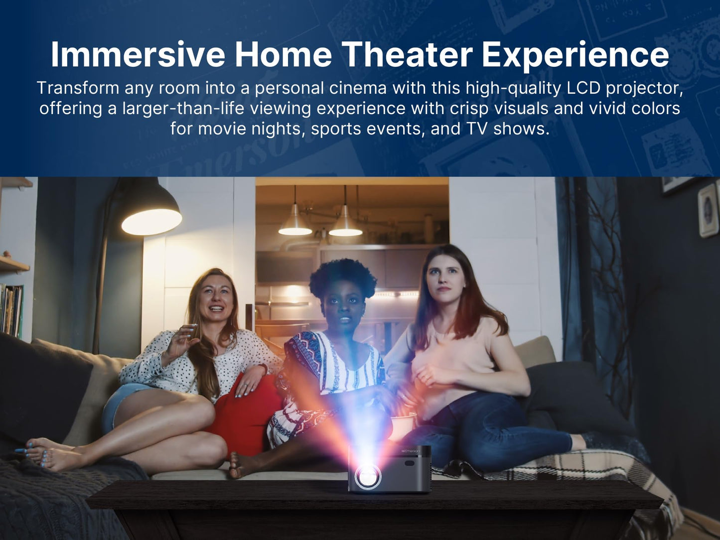 Emerson EVP-2502 120-Inch Home Theater LCD Projector with Built-In DVD Player