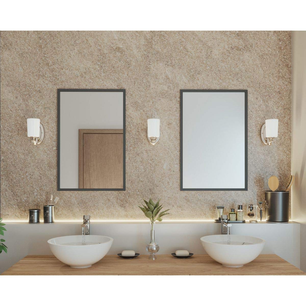 Progress Lighting P2018-09 Inspire Collection Etched Glass Traditional Bath Vanity Light, 1-Light, Brushed Nickel