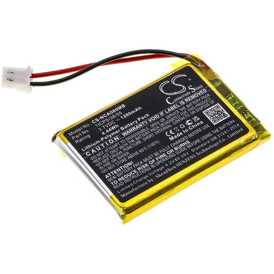 Cameron Sino New Battery for NUK ECO Control Audio 500, Eco Control Audio 530D+ Part Number:1ICP5/38/55 (1200mAh / 4.44Wh)