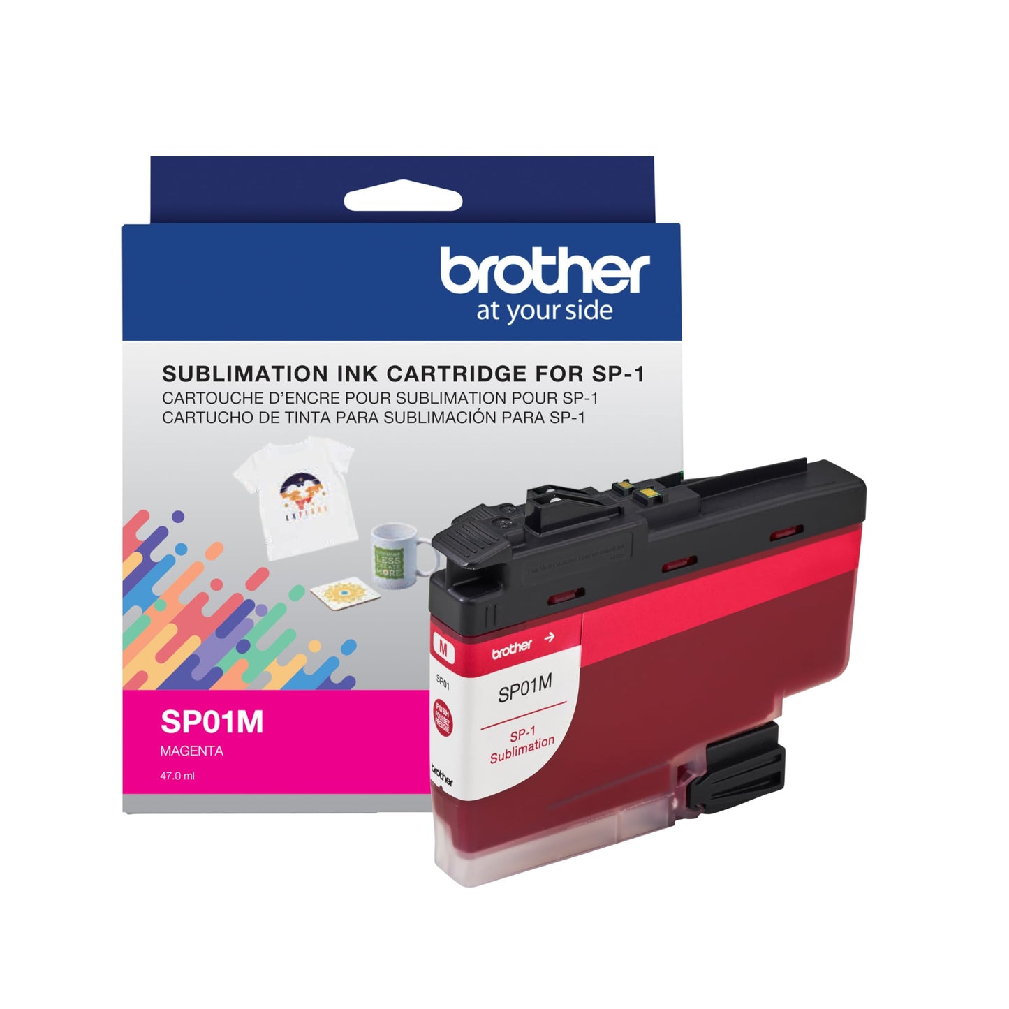Brother SP01MS Sublimation Ink Cartridge, Magenta, Genuine