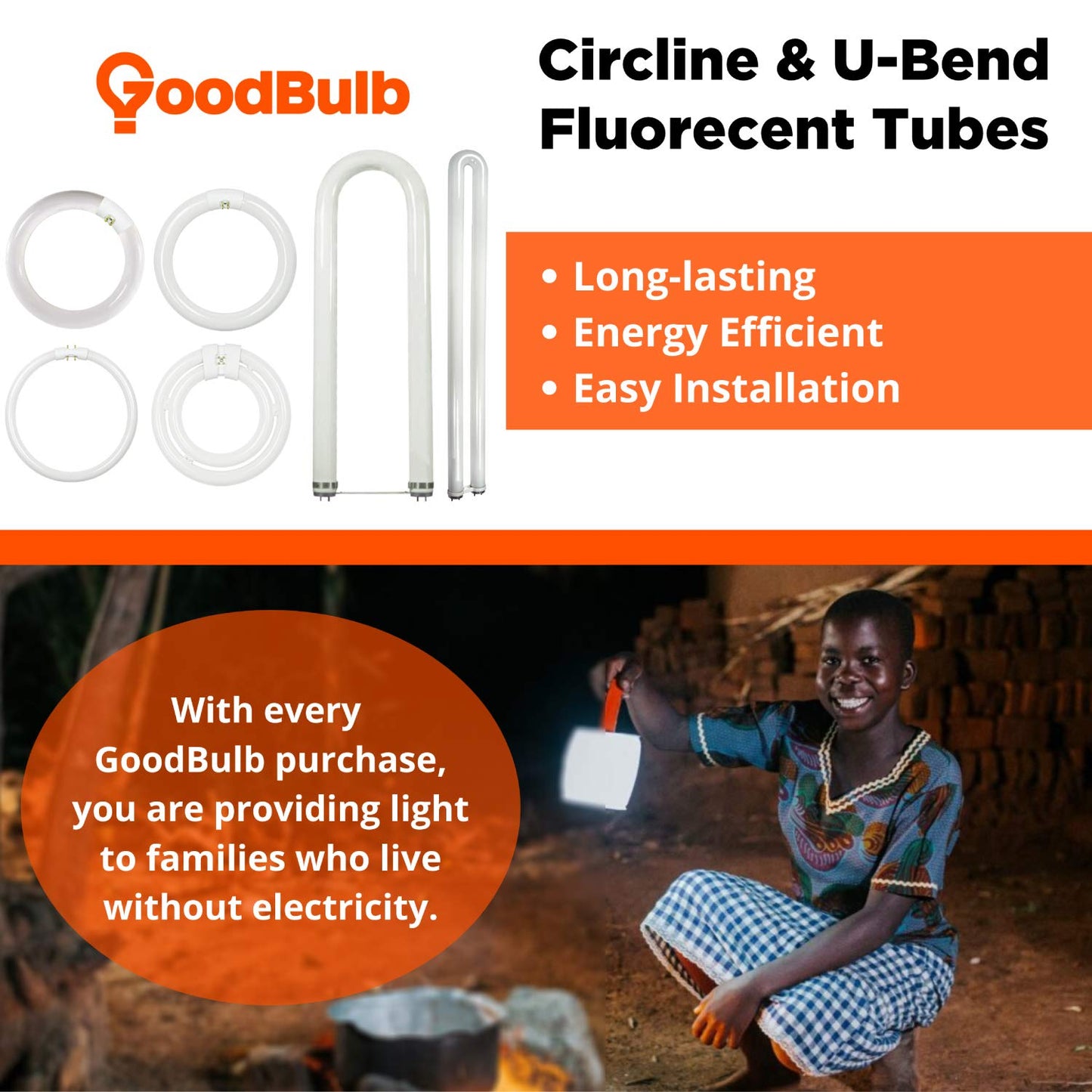 GoodBulb 22 Watt 8 Inch T9 Fluorescent Circline Light Bulb 3000K Soft White Light Color G10q Base High Output 1393 Lumens 22W 10000 Life Hours 80 CRI