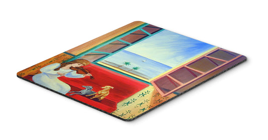 Caroline's Treasures 7126MP Italian Greyhounds and Violinist Mouse Pad, Hot Pad or Trivet for Home Office Gaming Working Computers Laptop Mouse