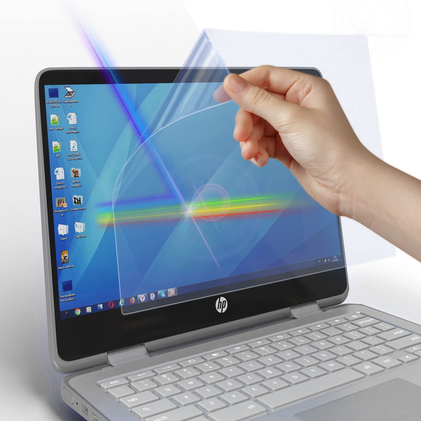 Anti Blue Light Screen Protector (3 Pack) for 14" Lenovo Chromebook, 14" Acer Chromebook, 14" Asus Chromebook, 14" Samsung Chromebook, 14" Dell