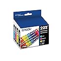 EPSON 222 Claria Ink Standard Capacity Black & Color Cartridge Combo Pack (T222120-BCS) Works with WorkForce WF-2960, Expression XP-5200