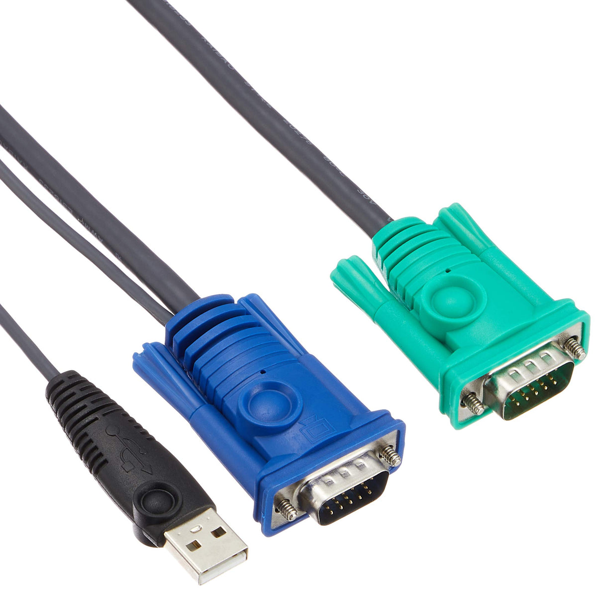 ATEN USB KVM Cable - SPHD15 to VGA & USB A 2L5202U, 6 Feet