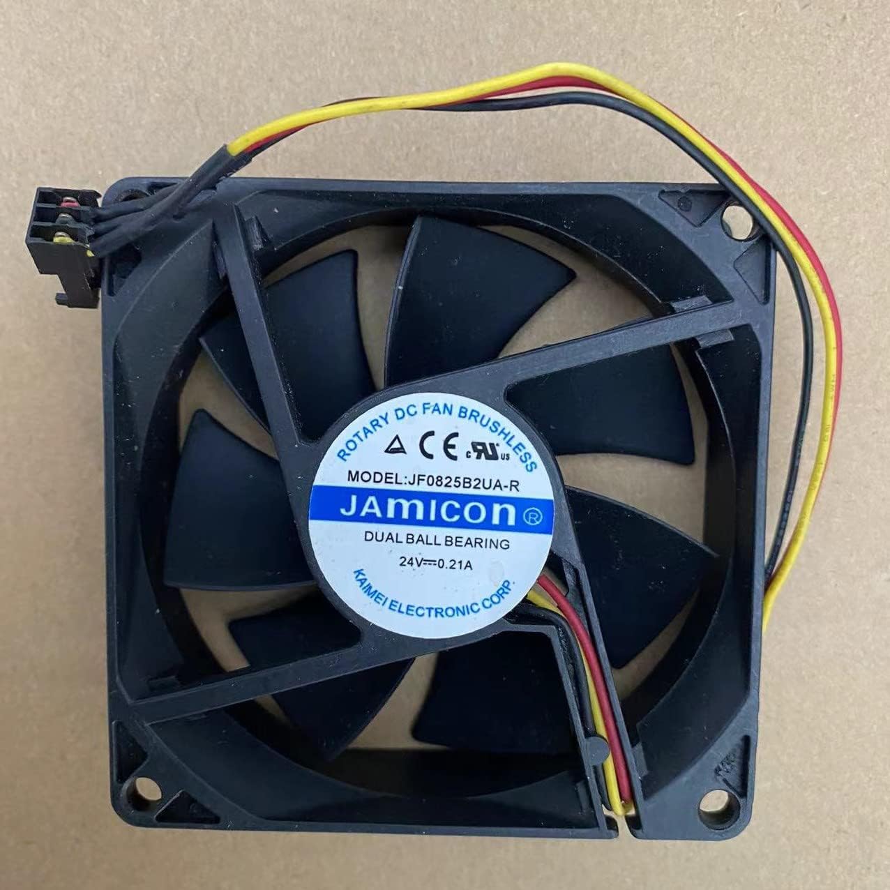 for JF0825B2UA-R DC24V 0.21A 8CM Cooling Fan