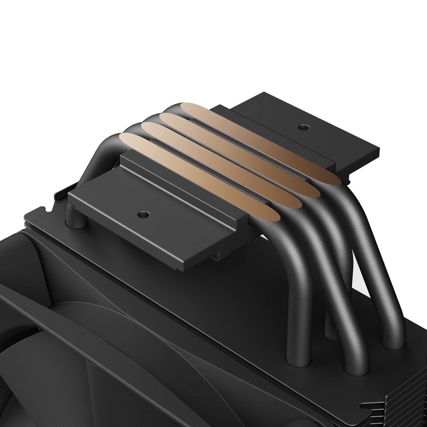 NZXT T120 RGB CPU Air Cooler - RC-TR120-B1 - Conductive Copper Pipes - Fluid Dynamic Bearings - AMD and Intel Compatibility - Black