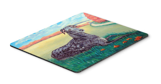 Caroline's Treasures 7521MP Scottish Deerhound Mouse Pad, Hot Pad or Trivet for Home Office Gaming Working Computers Laptop Mouse Mat,Washable Large