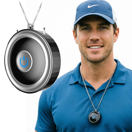 HAIEGACR Portable Wearable Air Purifier Necklace for Travel, Personal Ionic Air Cleaner, USB Rechargeable Mini Air Purifier for Office, Car & Outdoor