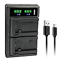 Kastar LTD2 USB Battery Charger Replacement for Canon VIXIA HF R72 HFR72, VIXIA HF R80 HFR80, VIXIA HF R82 HFR82, VIXIA HF R300 HFR300, VIXIA HF R400