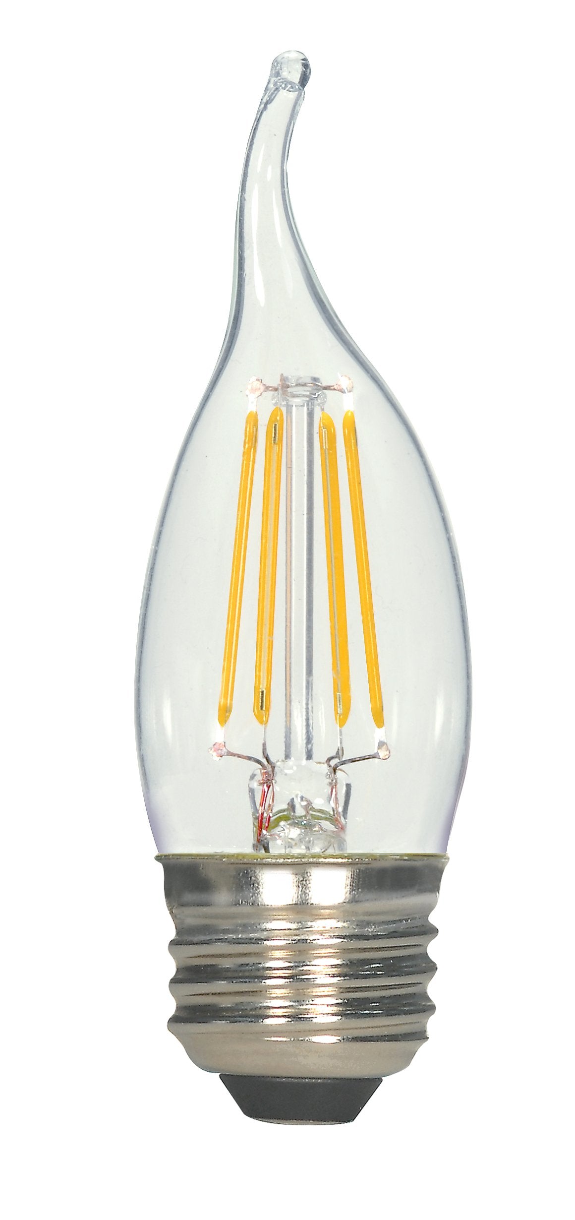 Satco S9571 Medium Light Bulb in Light Finish, 4.31 inches
