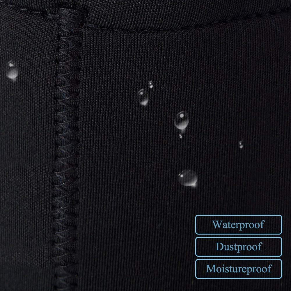 Selens Protective Drawstring Neoprene DSLR Camera Lens Pouch Bag Compatible with Olympus Panasonic, Large Size(Black)