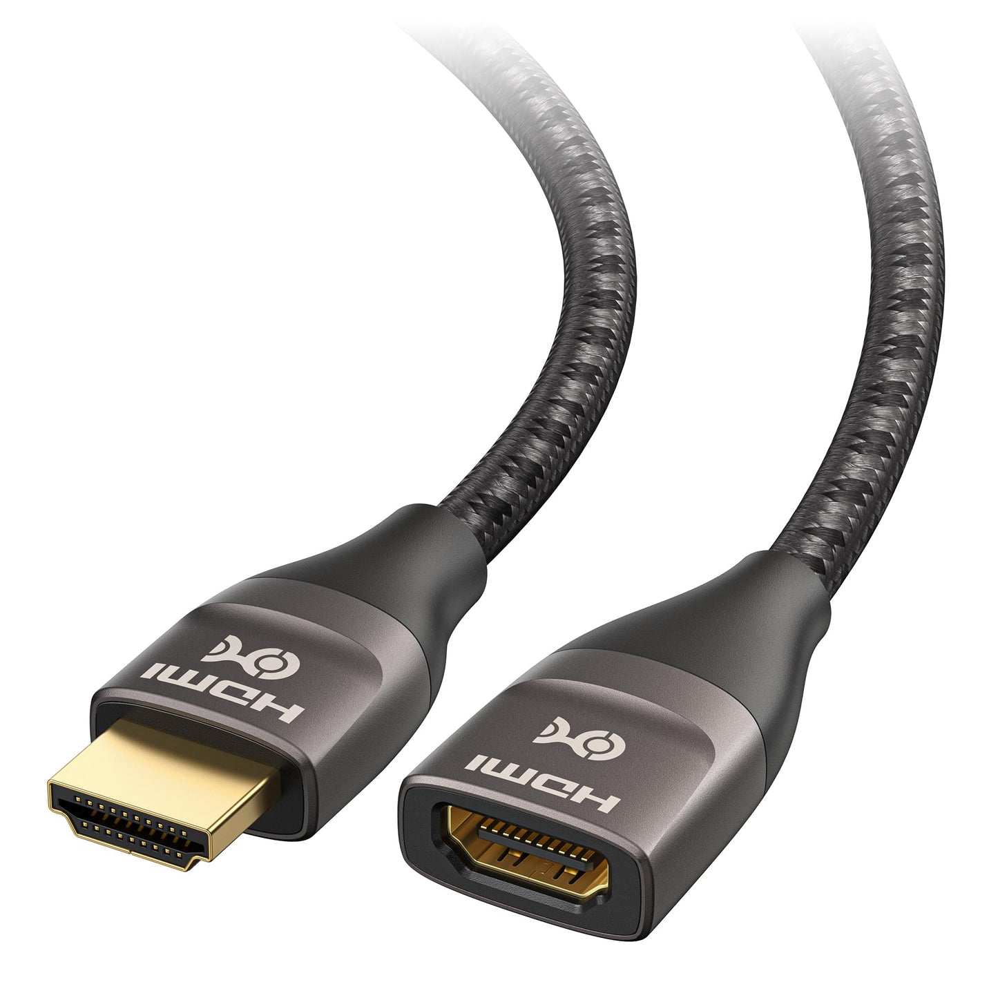 Cable Matters 48Gbps Ultra HD 8K HDMI Extension Cable - 3.3ft / 1m, Supports [8K@60Hz / 4K@240Hz with HDR], HDMI Male to Female Extender Cable