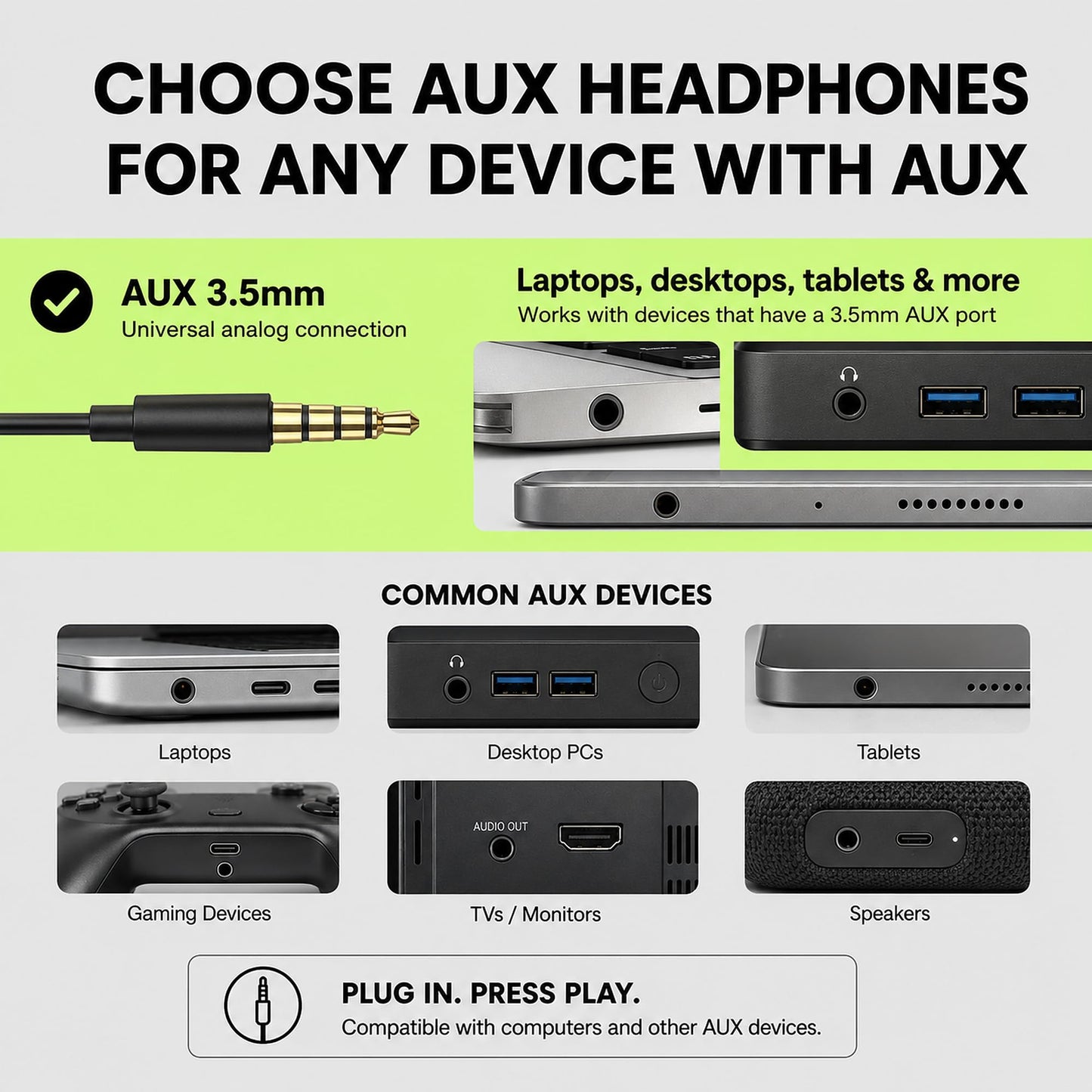 ARTIX CL750 Wired Headphones with Mic - Noise Isolating On-Ear Headphones for Computer and Laptop Wired, Plug in Corded Headphone with Wire (Foldable