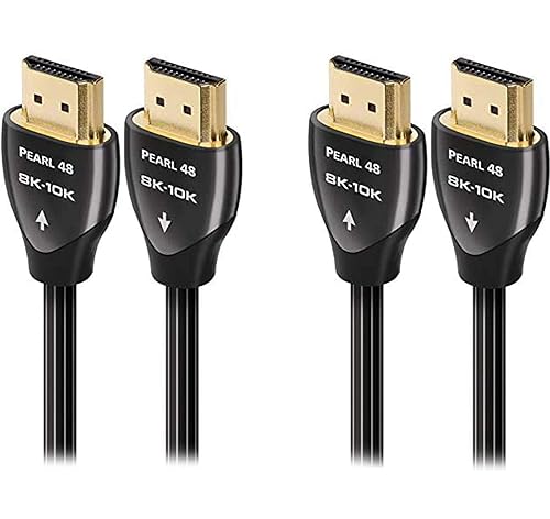 AudioQuest Pearl 8K-10K 48Gbps 2.25m (7.4ft.) HDMI Cables (2-Pack)