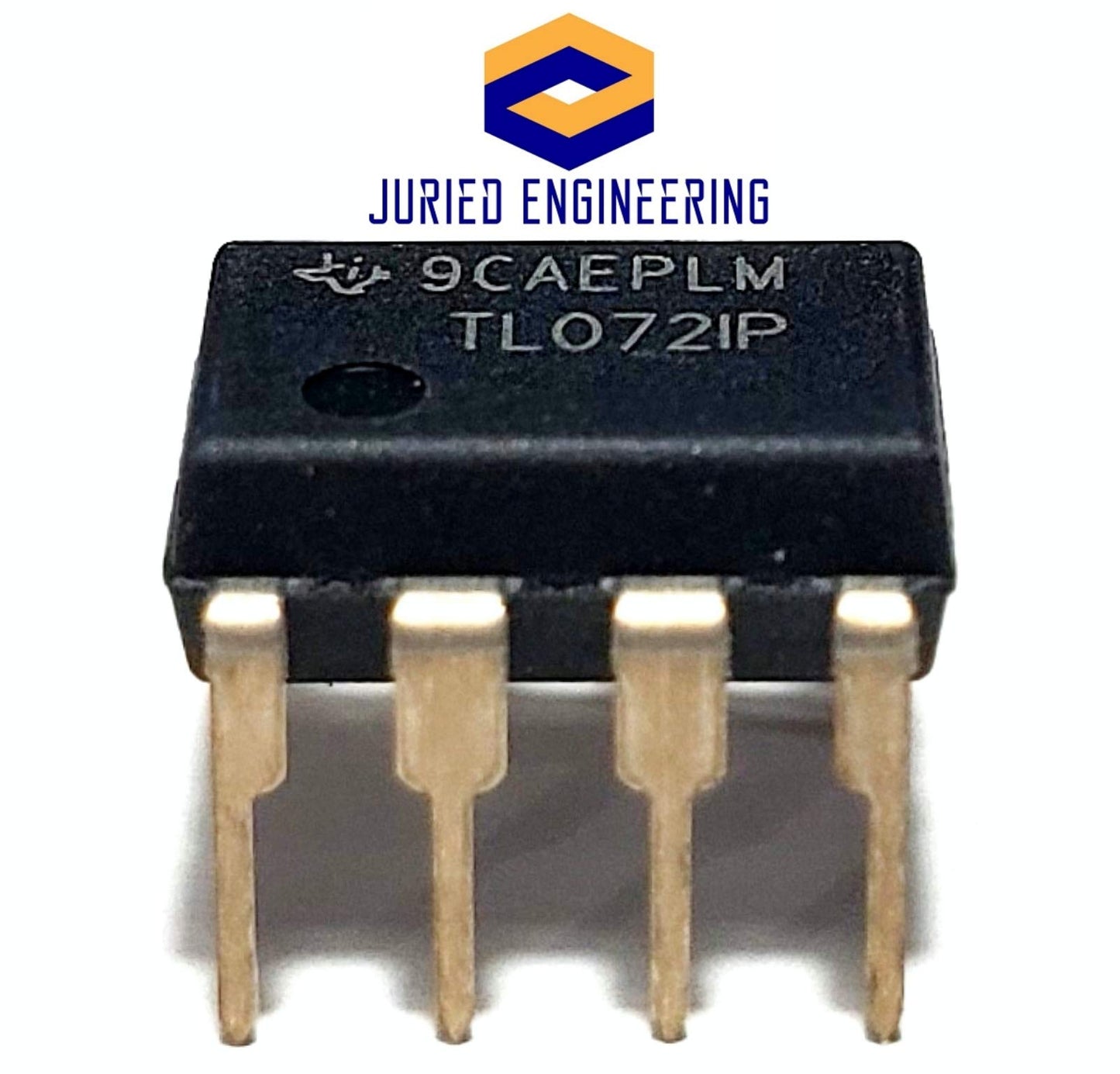 Juried Engineering TL072IP TL072 Dual Low-Noise JFET-Input Operational Amplifier Op Amp Breadboard-Friendly IC DIP-8 (Pack of 5)