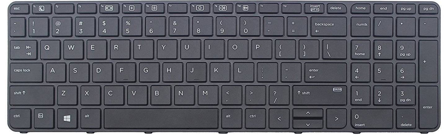 Original New for HP 827028-001 US Keyboard with Frame