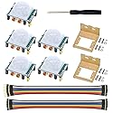 WWZMDiB 5 Pcs PIR Sensor Compatible with HC-SR501 PIR Motion Module for Arduino Raspberry Pi STM32 (Comes with 2 Dedicated Cases)