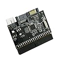 cablecc IDE 100 133 DVD CD to Two Serial SATA 7PIN Adapter Converter for Hard Disk Drive