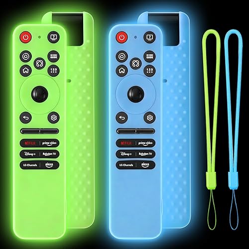 [2-Pack] Climberer Remote Cover for LG Magic Remote - Protective Silicone Case Compatible with 2025 LG OLED TV Series, Anti-Slip Design, Fits MR25GA