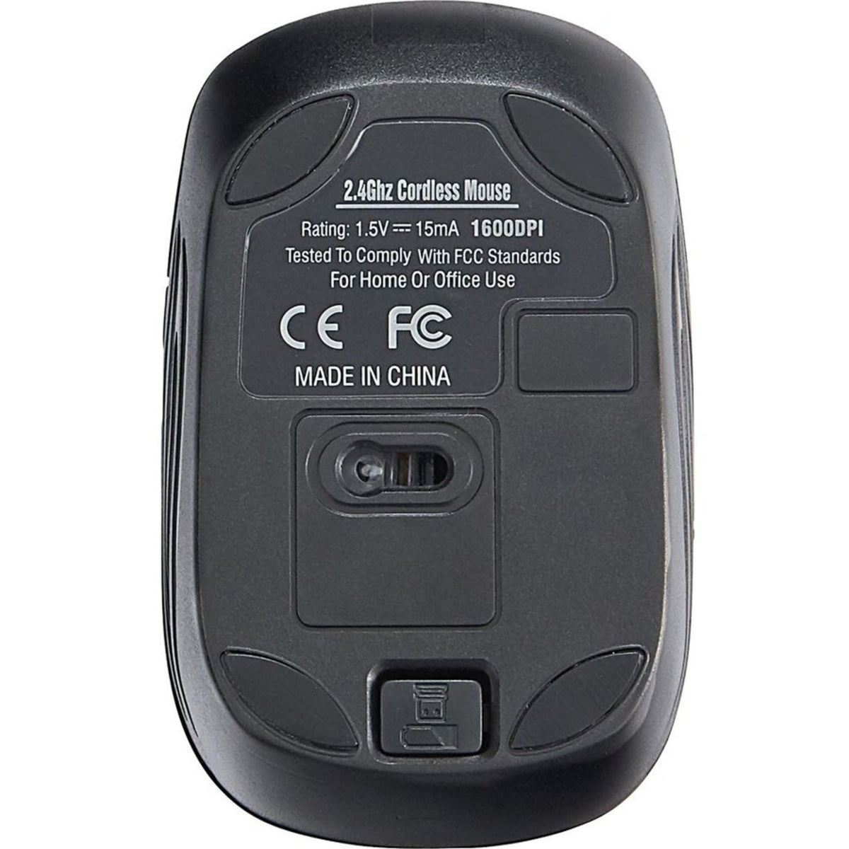 Verbatim 2.4G Wireless Mini Travel Optical Mouse with Nano Receiver for Mac and PC - Blue