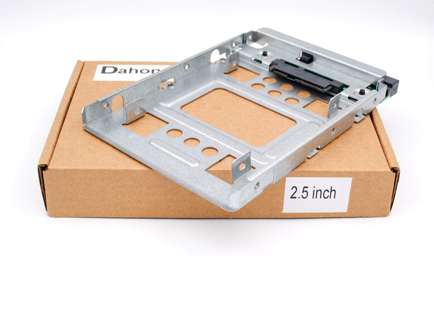 DAHONGHU (2-Pack) 2.5" SSD to 3.5" SATA Hard Disk Drive HDD Adapter Caddy Tray CAGE Hot Swap Plug