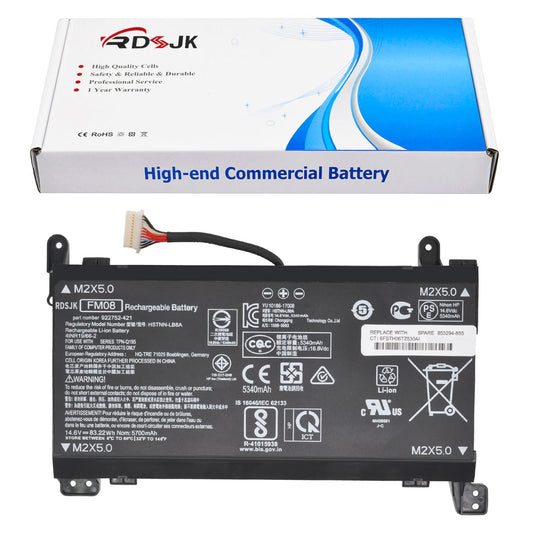FM08 Laptop Battery for HP Omen 17-AN013TX 17-AN014TX 17-AN014NG 17-AN012DX 17-AN041NG 17-AN080NZ 17-AN001CA AN1XX HSTNN-LB8A HSTNN-LB8B 922752-421
