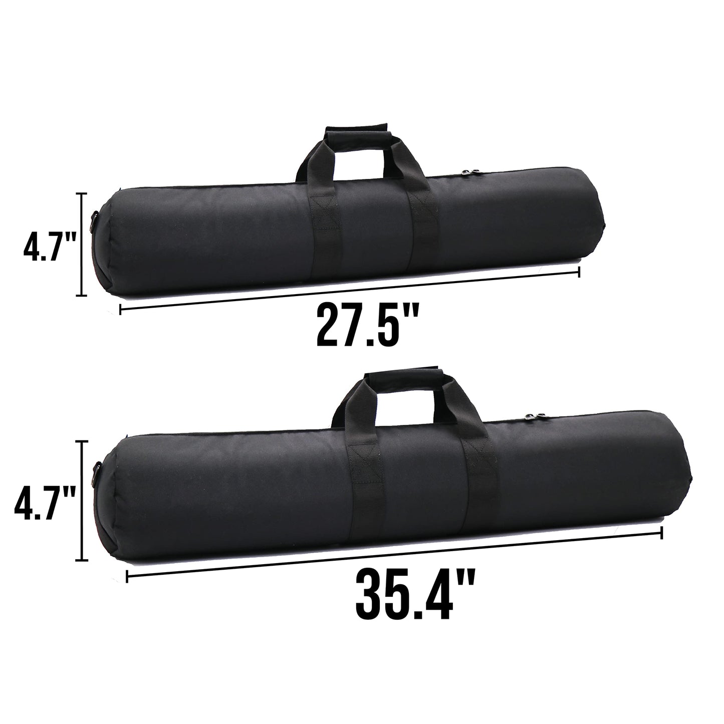 Silfrae Padded Tripod Carrying Bag for Light Stands Boom Stand and Tripod (Black, Small)