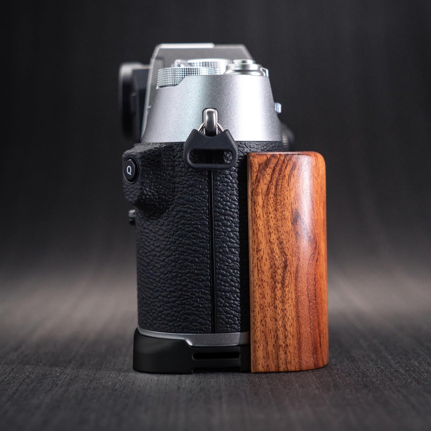 Iborrys L-Shaped Camera Handle ?Compatible with FUJIFILM X-T50 XT50 Camera ?Precious Vintage Solid Wood | Handcrafted by Experienced Artisans (Desert