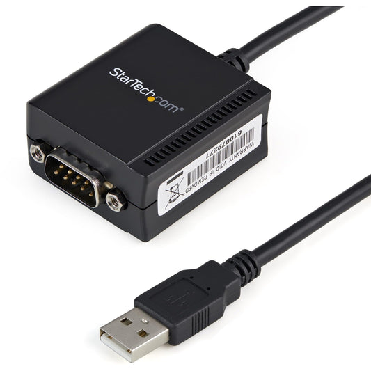 StarTech 6ft 1-Port FTDI USB to Serial RS232 Adapter, TAA (ICUSB2321F)