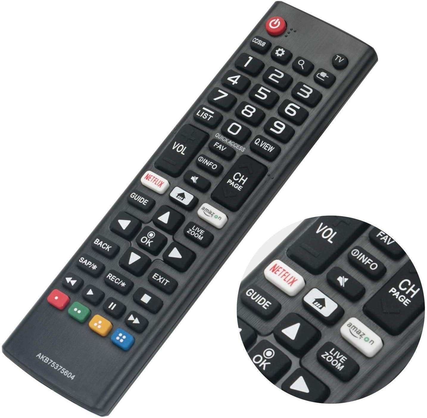 Universal Remote Control for LG Smart TV All LG Models LCD LED 3D HDTV TV AKB75375604 AKB75095307