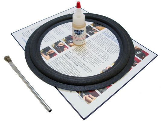 Paradigm 10" Speaker Foam Surround Edge Repair Kit - 1 Speaker Kit - Compatible with Paradigm PDR-10, PDR-10, PS1000, PS-1000, PS-1000 v.3, Many More